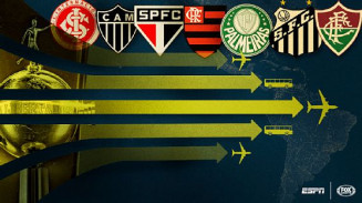 Fase de Grupo da Libertadores começa hoje; Veja qual time vai viajar mais
