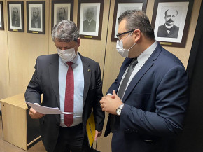 Guedes pede apoio do ministro da Infraestrutura para instalação de terminal de logística em Dourados