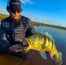 O pescador Gabriel Santos/Vitrine da Pesca