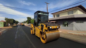Prefeitura começa pela Avenida Aeroporto 10 km de recapeamento em Campo Grande