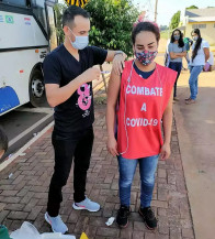 Com campanha de imunização adiantada, Japorã já está vacinando pessoas com 35 anos