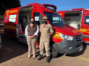 Naviraí recebe viatura 0km para ações de resgate do Corpo de Bombeiros
