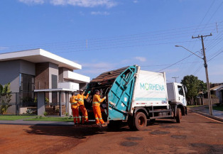 Coleta de lixo é ampliada e o novo cronograma já está em execução em Rio Brilhante