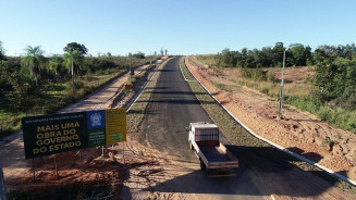 Asfalto da MS-442, acesso para Taunay, será concluído em dezembro