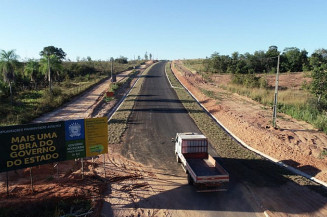 Asfalto da MS-442, acesso para Taunay, será concluído em dezembro