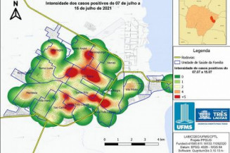Saúde e UFMS criam mapa que aponta onde há maior circulação de casos de Covid