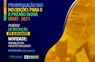 Inscrições prorrogadas para a segunda edição do Prêmio Inova