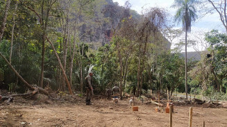 PMA autua pescador por degradar mata ciliar no rio Aquiduana