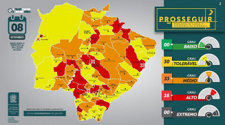 Prosseguir: Dourados, Campo Grande, Três Lagoas e Ponta Porã voltam para a bandeira vermelha
