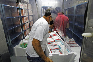 Mais 56.460 doses da vacina contra Covid-19 chegam ao Mato Grosso do Sul