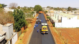 Prefeitura executa quase 20% das obras de asfalto do Rita Vieira