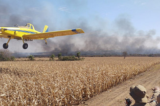 Combate aos incêndios no Pantanal mobiliza 510 homens e seis aeronaves
