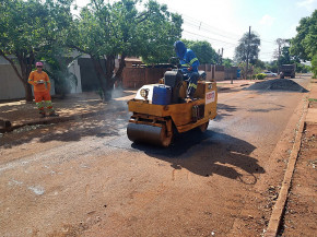 Tapa buracos avança e chega no Jardim Santa Maria em Dourados