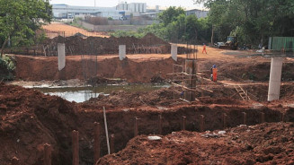 Capital inicia a construção de ponte do novo acesso ao polo empresarial oeste