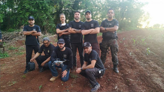 Polícia Penal dá aula de competência e prende operadores de drone na PED