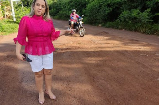 Lia Nogueira pede iluminação e revitalização da Via Parque