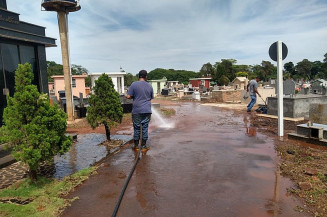 Dourados prepara cemitérios para o Dia de Finados