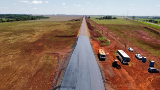 Pavimentação da MS-162 chega à fase final em Dourados