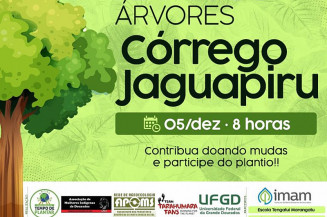 Imam apoia ação de plantio de mudas nativas nas margens do Córrego Jaguapiru