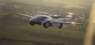 AirCar, modelo de carro voador criado pela empresa Klein Vision, da Eslováquia — Foto: Divulgação/Klein Vision