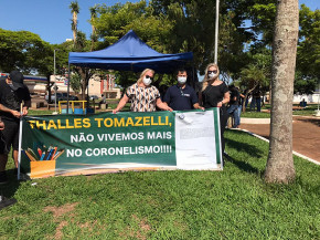 Nota de solidariedade à presidenta do SIMTED de Itaquirai, Professora Margareti Macena de Lima.