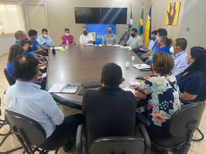 Guedes recebe representantes do Simted e Sinsemd para debater recomposição salarial