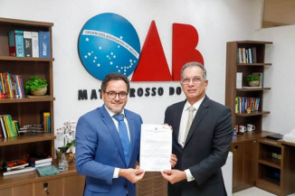 TJ entrega documento na OAB/MS para preenchimento de vaga de Desembargador
