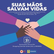 SAMU promove evento “Suas Mãos Salvam Vidas” em Dourados