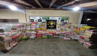 DOF apreende 5,7 toneladas de maconha no distrito de Itahum em Dourados