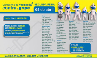 MS começa a aplicar vacinas da gripe e contra sarampo