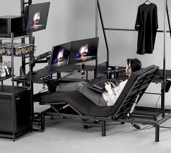 'Cama gamer' japonesa permite tirar cochilos entre as partidas