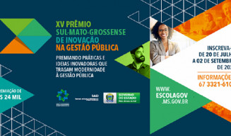 Inscrições para o Prêmio de Inovação na Gestão Pública termina nesta quinta-feira