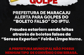 Prefeitura de Maracaju alerta para golpes do “boleto falso” do IPTU
