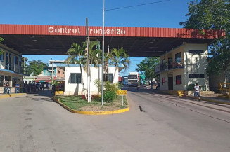Fronteira entre Brasil e Bolívia, em Mato Grosso do Sul — Foto: Reprodução/ Jaderson Moreira