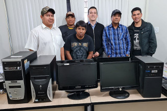 Prefeitura disponibiliza computadores para uso nas aldeias Jaguapiru e Bororó
