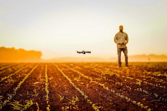 Drones ajudam na economia de tempo e dinheiro no agro