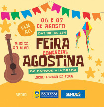 Feira Comercial Agostina do Parque Alvorada será neste sábado e domingo