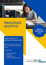 Estão abertas inscrições para a contratação de profissionais de Serviço Social em Rio Brilhantes
