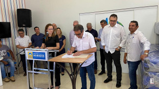 Cemar Arnal participa da assinatura de convênio para construção da 2ª etapa da sede da AAGD