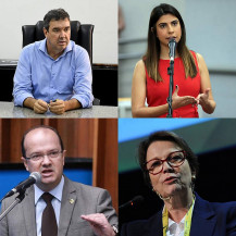 Governador Eduardo Riedel e outros políticos repudiam atos violentos em Brasília