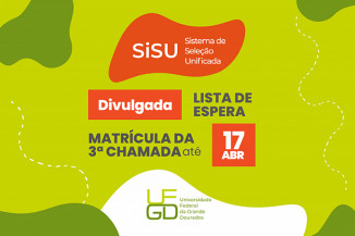 UFGD faz terceira chamada do SISU 2023, convocando 86 pessoas para matrícula