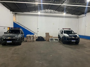 Quase 1 tonelada de cocaína é apreendida em galpão na Capital