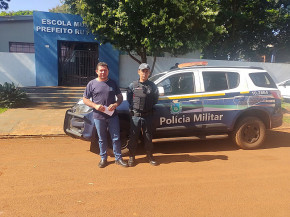 Olavo Sul destaca trabalho integrado da força de segurança nas escolas