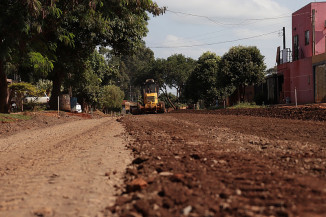 Laudir comemora pavimentação asfáltica do Jardim das Primaveras