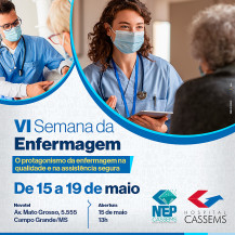 Hospital Cassems de Campo Grande realiza “Semana da Enfermagem”, até dia 19