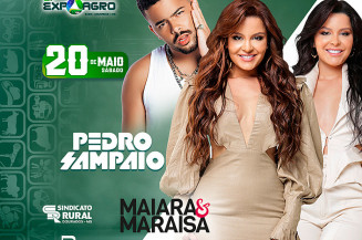 Maiara & Maraísa e Pedro Sampaio encerram as apresentações da Expoagro neste sábado
