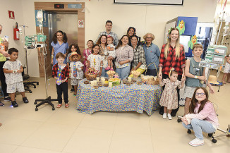 Pediatria do Hospital Cassems de Campo Grande realiza Festa Junina para pacientes internados