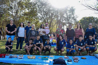 Aquidauana: Crianças da Patrulha Mirim participam de piquenique e atividade com os avós