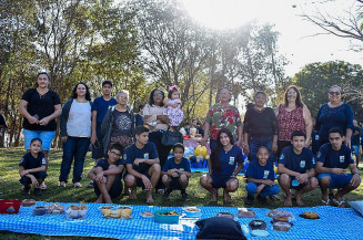 Aquidauana: Crianças da Patrulha Mirim participam de piquenique e atividade com os avós
