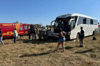 Peça solta de caminhão, atinge e mata motorista de ônibus em Três Lagoas